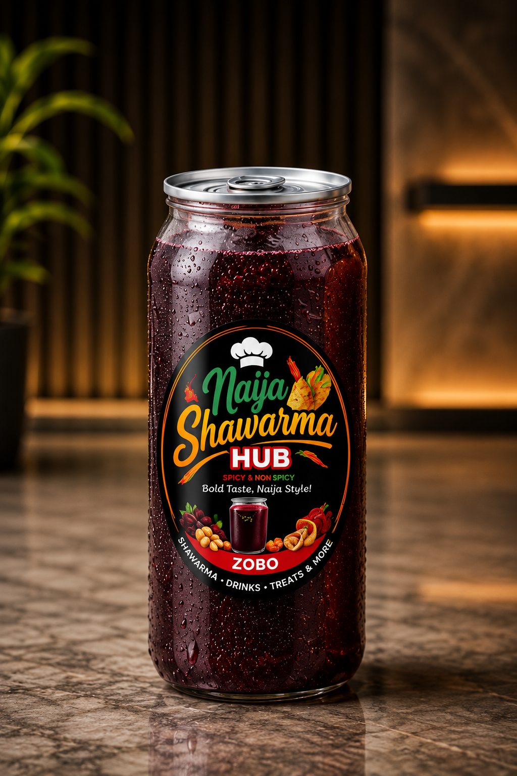 Zobo hibiscus drink